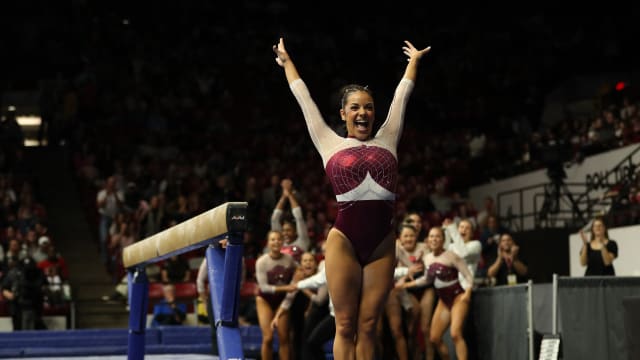 Ella Burgess on beam